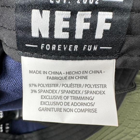 NEFF Light Trip Boonie Bucket Hat Navy Blue NWT - Picture 5 of 5
